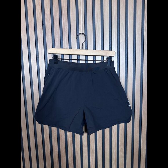 Gymshark Shorts Small Womens Black Bermuda Athletic Elastic Waist - Picture 1 of 9